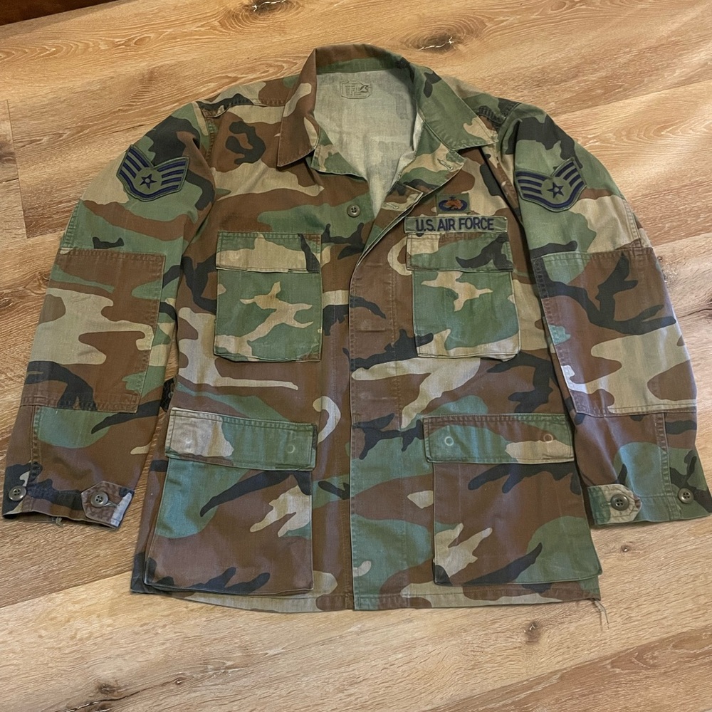 USAF vintage camouflage shirt